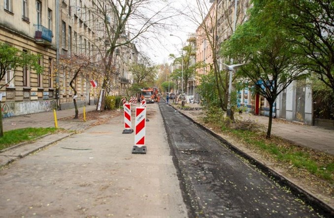 Łódź: Mielczarskiego – kolejna ulica w przebudowie