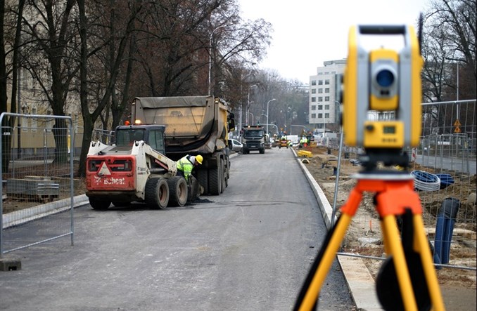 Warszawa: Nowa jezdnia na Gagarina