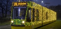 Świąteczny tramwaj wyjeżdża na poznańskie ulice