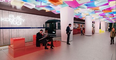 Metro: Główne założenia dla stacji Plac Konstytucji i Muranów gotowe [wizualizacje]