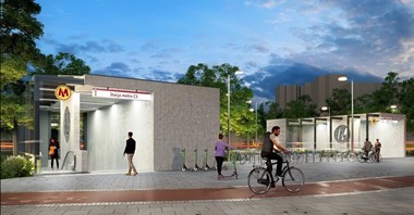 Metro na Karolin: Działa już czasowy punkt informacyjny