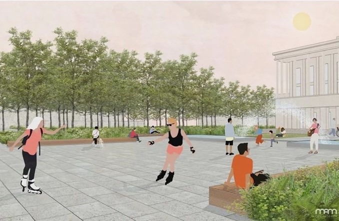 Łódź: Trzy warianty przebudowy Placu Dąbrowskiego