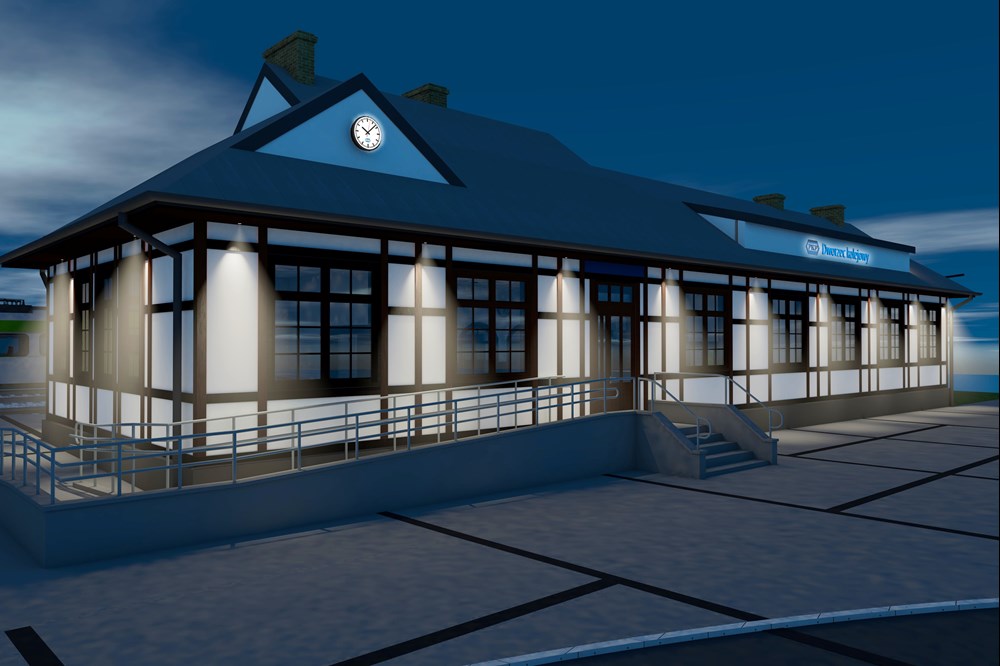 dworzec Pilawa - wizualizacja