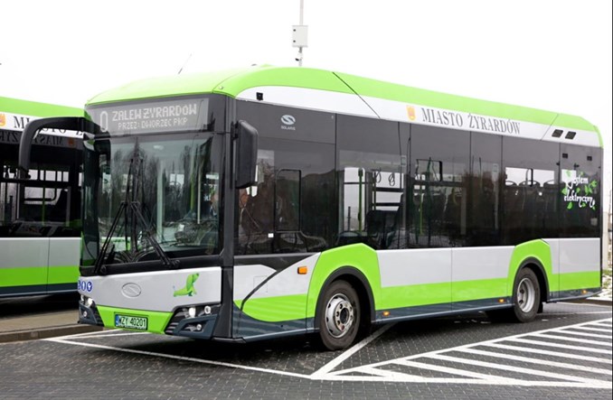 Elektryczne Solarisy wyjechały na ulice Żyrardowa