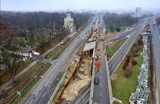 Warszawa: Tramwaj na Kasprzaka. Wraca druga jezdnia Wolskiej