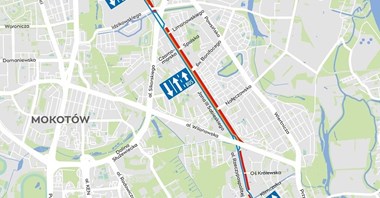 Warszawa: Tramwaj do Wilanowa. Budowa obejmie całą długość trasy [schematy]