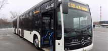 Elektryczny autobus marki Mercedes eCitaro na testach w Krakowie