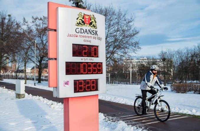 Gdańsk z rekordem przejazdów rowerowych