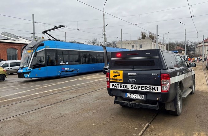 Wrocław. Niewybuch na zajezdni Borek