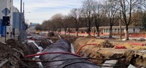 Łódź: Północna – kanał gotowy, widać zarys torowiska