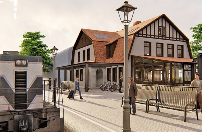 Rewal z umową na dworzec w Niechorzu i remont parowozu