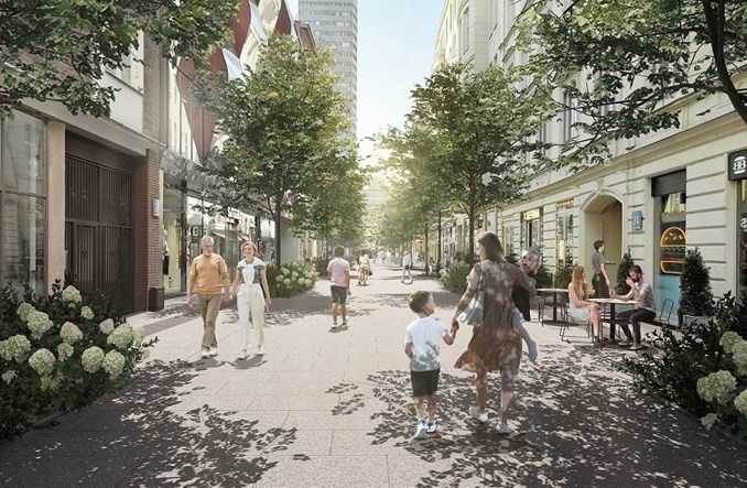 Warszawa zapowiada start przetargu na zieloną Chmielną