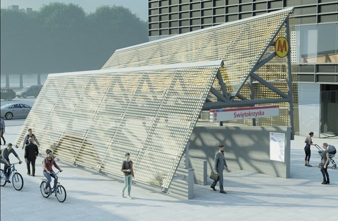 Metro: Na stacji Świętokrzyska pojawi się nowe zadaszenie