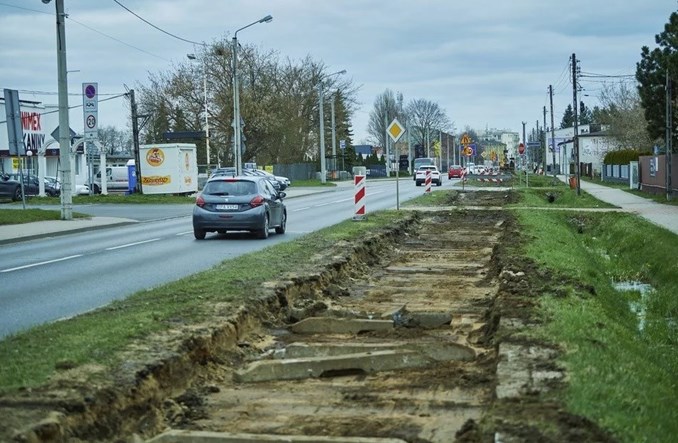 Konstantynów Ł.: Ruszyły prace na podmiejskim odcinku linii tramwajowej