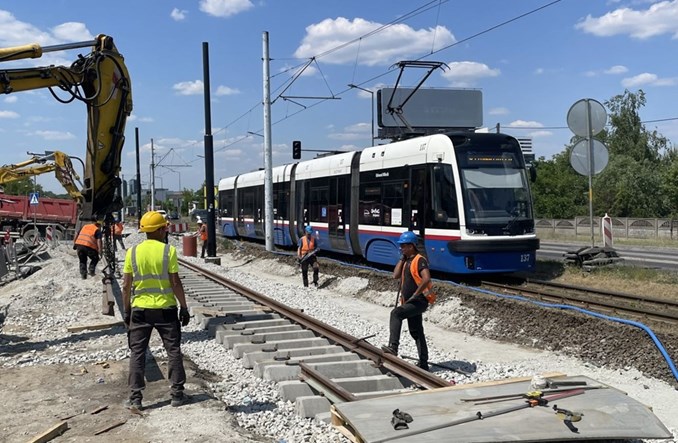 Bydgoszcz. Most tramwajowy później. O 5 miesięcy