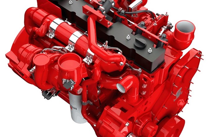 Pierwszy silnik CNG z fabryki Cummins w Darlington w Wielkiej Brytanii