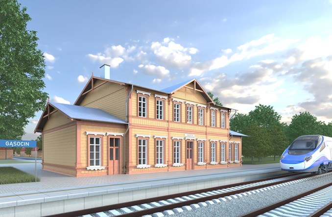 XIX-wieczny dworzec w Gąsocinie zmieni swoje oblicze. Umowa na projekt