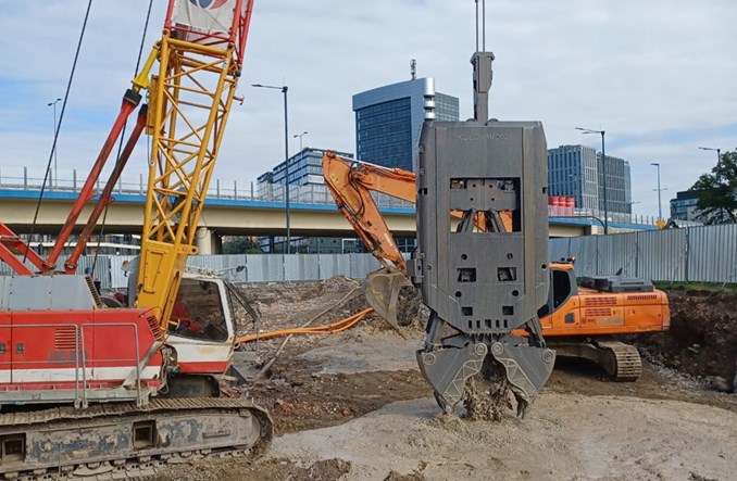 Kraków: Rozpoczęto budowę podziemnego przystanku Rondo Polsadu