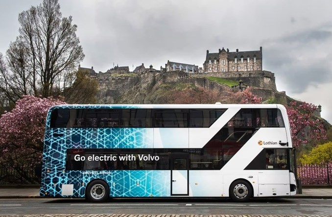 Volvo Buses ze zleceniem na 50 elektrobusów dla Edynburga