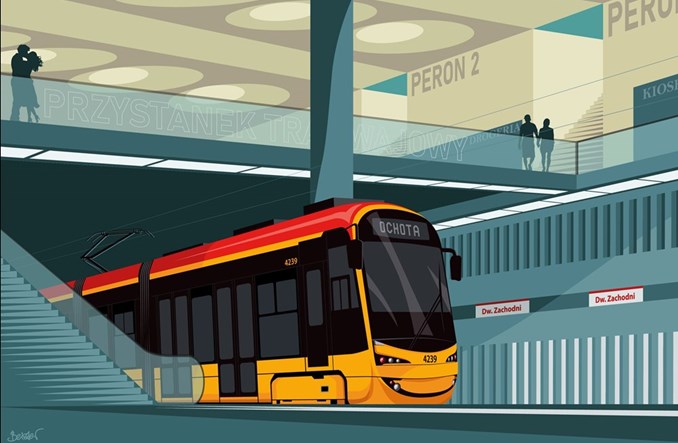 Tramwaje Warszawskie wybrały wykonawcę trasy do Dw. Zachodniego