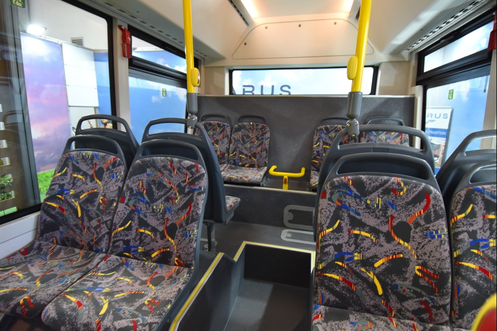 Ikarus 80e na targach Busworld 2023 w Brukseli