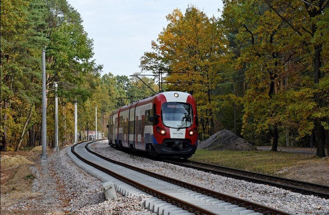 WKD: Przeniesienie ruchu na przebudowany tor nr 2