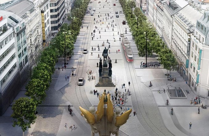 Praga: Tramwaje wrócą na Plac Wacława. Wybrany wykonawca