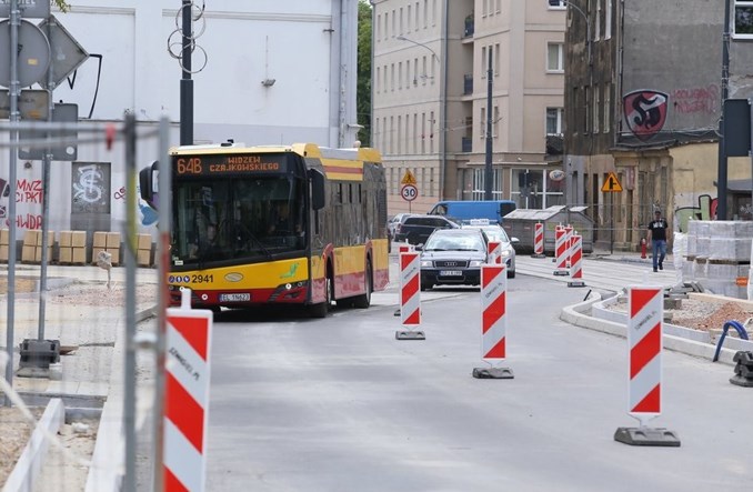 Łódź: Tramwaje mają wrócić na zamknięty fragment Franciszkańskiej 