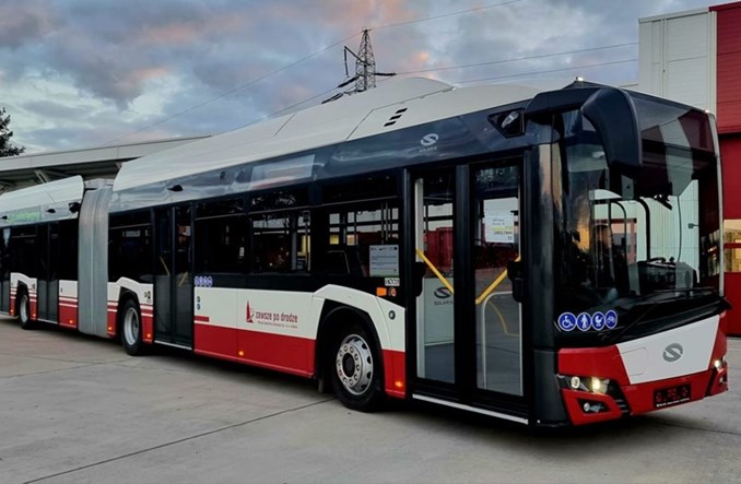 MZK Opole ma pierwszy przegubowy elektrobus