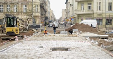 Łódź: Ostatnie dni budowy nowej ulicy