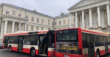 Kolejne autobusy z Gdańska przez Warszawę do ukraińskich miast