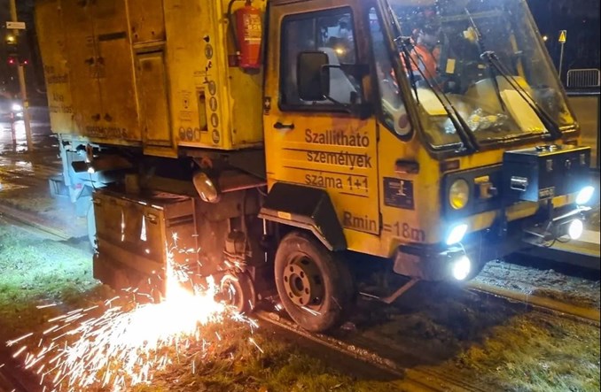 Poznań: Szyny po szlifowaniu. Tramwaje pojadą ciszej