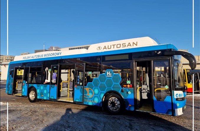 Wodorowy Autosan na testach w Warszawie