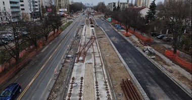 Warszawa: Tramwaj do Wilanowa. Zmiany w al. Wilanowskiej