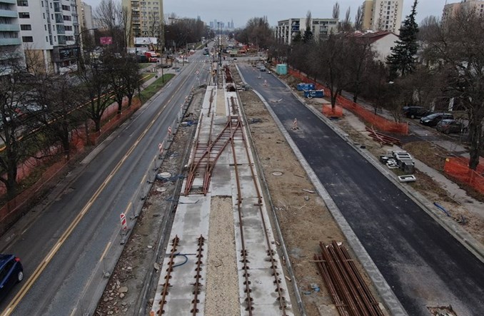 Warszawa: Tramwaj do Wilanowa. Zmiany w al. Wilanowskiej