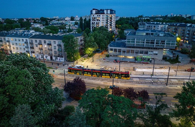 Warszawa: Tramwaj na Gagarina. Od rana ruszą kursy z pasażerami