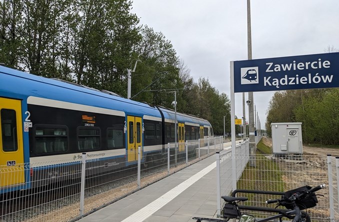 Zawiercie: Nowy przystanek Kądzielów jeszcze długo bez pociągów 