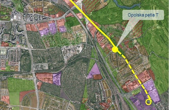 Wrocław z planem na tramwaj do granic miasta na Opolskiej