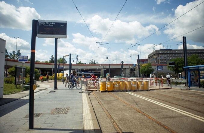 Kraków. Od 3 czerwca remont torowiska na rondzie Mogilskim