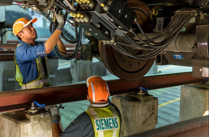 Siemens Mobility otrzymał kontrakt na utrzymanie pociągów metra w Kuala Lumpur