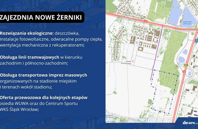 Nowa zajezdnia tramwajowa MPK Wrocław za ponad miliard złotych