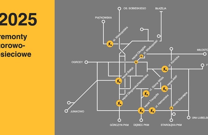 Poznań wyda w tym roku ponad 25 mln złotych na remonty torów