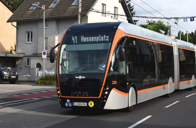 Linz zamierza kupić do 39 trolejbusów dwuprzegubowych