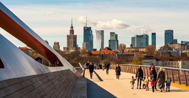 Warszawa. Most pieszo-rowerowy ma już rok