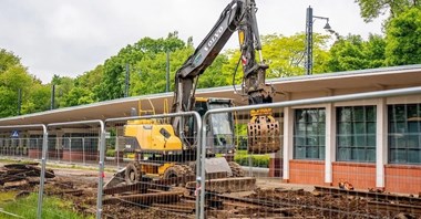 Remont krańcówki MPK Łódź przy Północnej wystartował. Modernizacja pełna parą [zdjęcia]