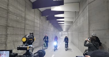 Od tunelu samochodowego do ścieżki rowerowej w sercu Zurychu