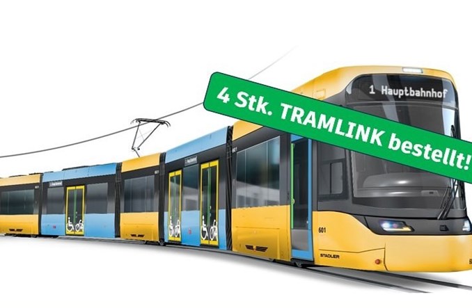 Niemieckie Gotha zamawia cztery tramwaje od Stadlera