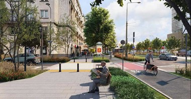 Warszawa: Zielona Marszałkowska – początek prac
