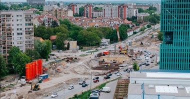 Krakowski Szybki Tramwaj - cały tunel ma już konstrukcję fundamentową