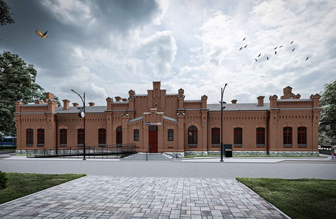 126-letni dworzec w Suwałkach przechodzi metamorfozę